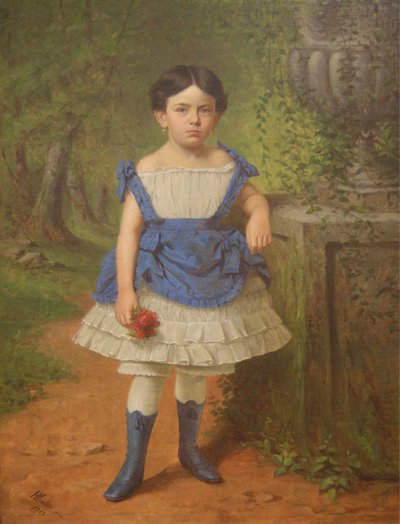 Porträt von Elizabeth Moerlein, 1869 von Henry Mosler